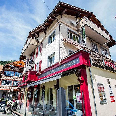 Hotel Tell And Apartments Unterseen Exterior photo