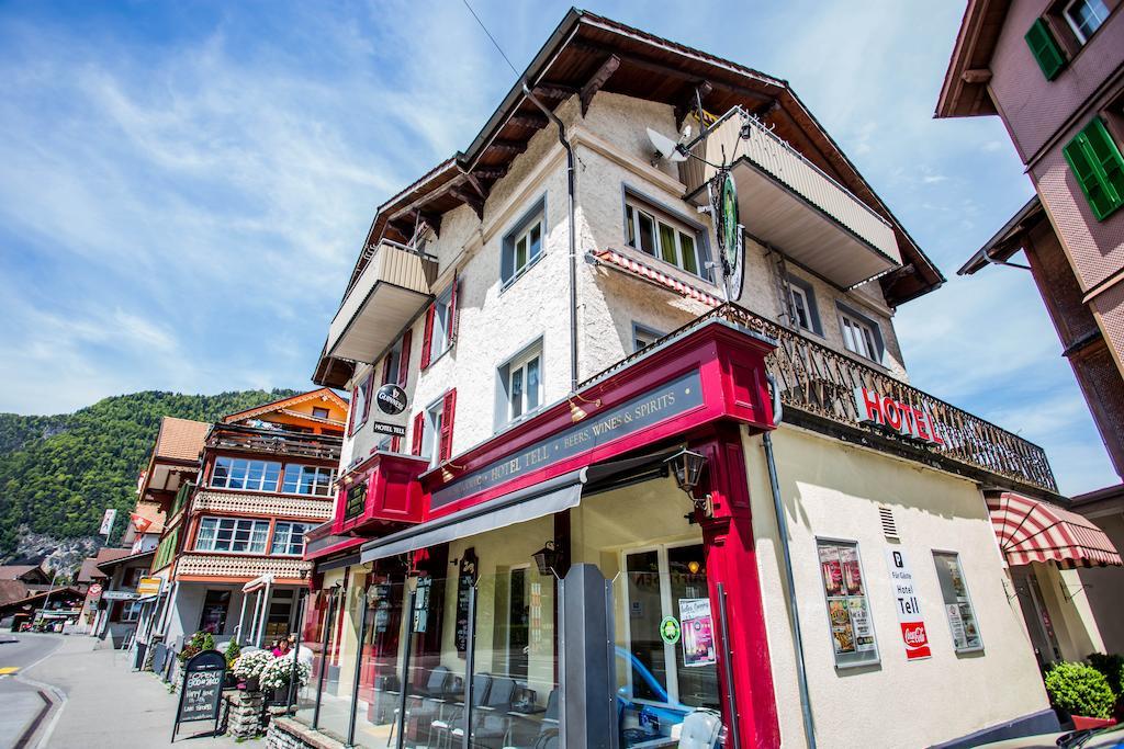 Hotel Tell And Apartments Unterseen Exterior photo
